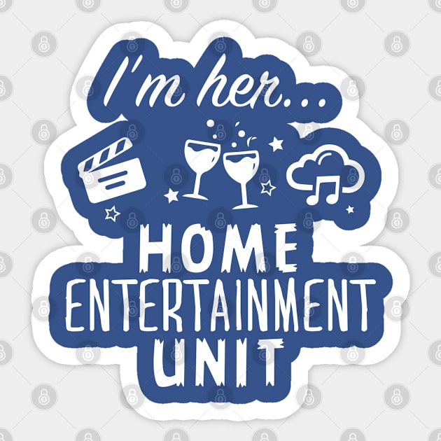 Home entertainment unit Sticker by Andreeastore  